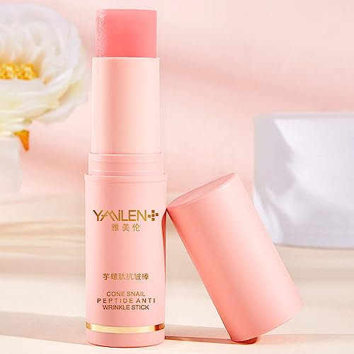Collagen Boosting Moisture Balm Stick, Korea Bounce Wrinkle Balm - K-Drama Balm, Yanlen Anti Wrinkle Stick Balm, Cone Snail Peptide Anti Wrinkle Stick (1pcs)