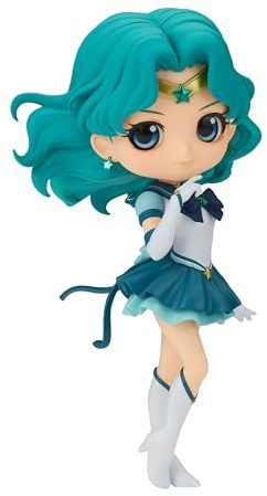 Banpresto Figur Q Posket Eternal Sailor Neptune Pretty Guardian Sailor Moon Cosmos The Movie (Ver.B) 14 cm BP88799P Mehrfarbig