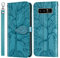 JayModCase Handyhülle für Samsung Galaxy Note 8, PU Leder Flip Kartenfach Geldbörse Magnetverschluss Standfunktion Cover, Kompatibel mit Samsung Galaxy Note 8 - Himmelblau