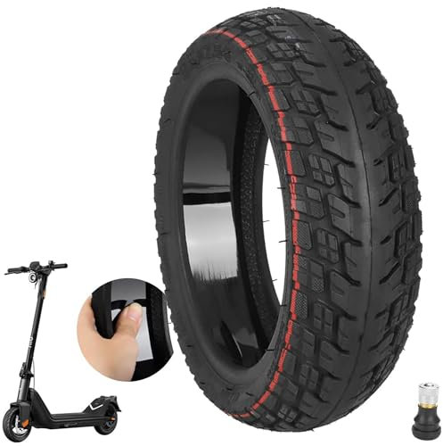 VOLOHAS 9,5 Zoll Offroad Reifen 9.5 * 2.50 Tubeless Reifen für NIU KQi3/Pro/Max Elektroroller Zubehör Vorne/Hinten Verschleißfester Vakuumreifen Ersatzräder Selbst Reparierbar Pannensicher (1 Stück)