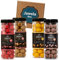 Lakritzkugeln mit Schokolade Nordthy Probierset 4 x 300g - Starklakritz, Karamell-Meersalz, Himbeere, Passionsfrucht - Jawela Mix Box - Probierpaket - Gourmet-Lakritz-Kugeln - Geschenk