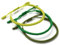 LUCKY BUDDHIST - 3 braccialetti portafortuna tibetani + regalo buddista! - Fatto a mano. Regolabile al polso. Per uomini e donne. Braccialetti dell'amicizia realizzati in tessuto intrecciato