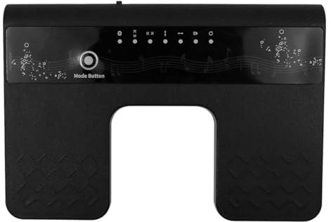 Tiardey Bluetooth Page Turner Pedal für E-Book, Piano, Live-Auftritte & Konzerte, Schwarz, Kunststoff, Musikalische Darbietungen & Proben