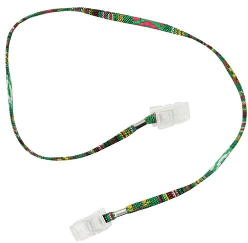 Milageto Golf Radfahren Angeln Sonne Schutz Hut Wind Lanyard Cord Clips Seil Serviettenkette mit Clip für Kinder Erwachsene ältere Menschen, Grün-offen