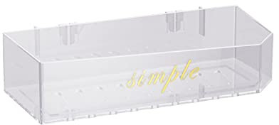 SOUTHJIELING Wandmontiertes Badezimmer-Aufbewahrungsregal, Abtropfregal, Organisationsregal für Zuhause, Schlafzimmer, Schlafsaal, Make-up, Kosmetikbedarf