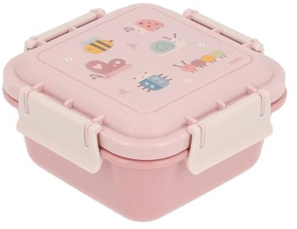 Tutete Lunchbox für Kinder, 380 ml – Lunchbox für die Schule, luftdicht, mikrowellen- und spülmaschinenfest, ideal für Park, Picknick und Schule, BPA-frei, sicherer Verschluss | Bugs