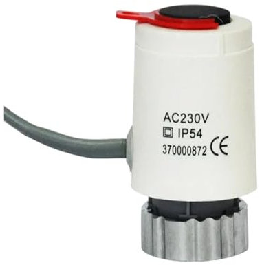 HWEIH Attuatore Termico Elettrico Corsa 4mm 230V Normalmente Chiuso M30 * 1.5 for Termostato Riscaldamento a Pavimento NC NO Valvola(NC)