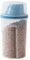 Dog Food Container Airtight Cat Pet Food Storage Container with Cup Pour Spout Food Dispenser for Dog, Cat, Bird, 1L