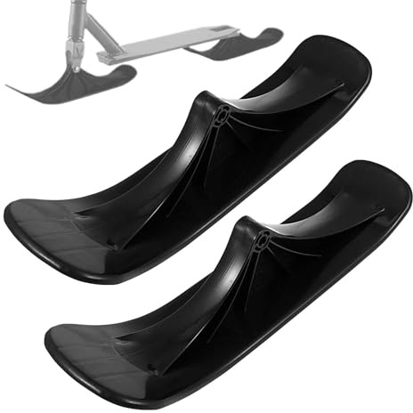 Ski Skateboard Aufsatz Ski Scooter Umbausatz Snow Scooter Schneeschlitten Skischlitten Roller Skiaufsatz Snow Skate Ersatzteil Outdoor Skateboard