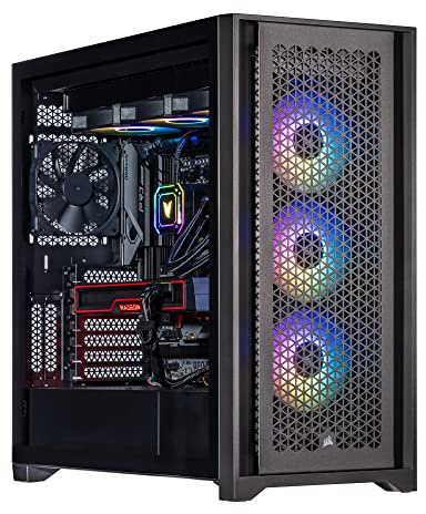 Velztorm Aciex 3D Custom Built Gaming Desktop PC (AMD Ryzen 7 7800X3D, Radeon RX 9070 XT, 32GB DDR5, 2TB PCIe SSD, 360mm AIO, 1000W PSU, WiFi 6E, Bluetooth 5.2, RJ-45, 1 Display Port, Win 11 Pro)