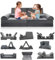 Meulbaty Spielsofa für Kinder,Kindersofa aus 10 Schaumstoff Bausteine, Flexibel Kombinierbare Kinder Couch Modulares Spielsofa zum Spielen, Kreativsein, Schlafen