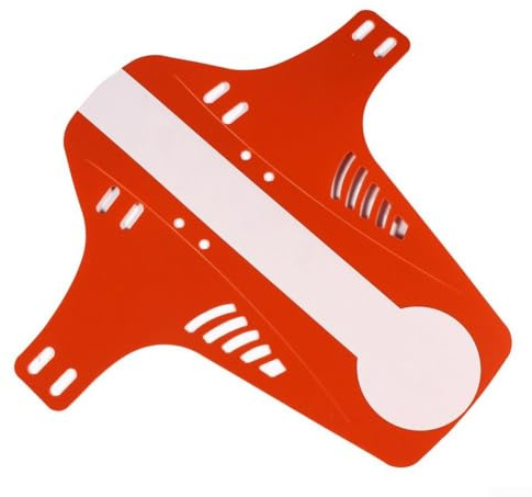 Genießen Sie eine sauberere Fahrt mit funktionalem Fahrrad-Schutzblech, erhältlich in mehreren Farben (rot)