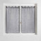 douceur d'Intérieur coppia destra passanti effetto lino Tisse haltona, Poliestere, Grigio, 120 x 60 cm