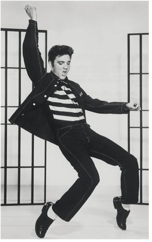 modern times Magnet Kühlschrankmagnet LUSTIG - Motiv: ELVIS PRESLEY SWINGING - MAGNETE, Anlass:, Künstler/Verlag ABG EPE IP LLC elvis.com, Größe: 8,5x5,5 cm
