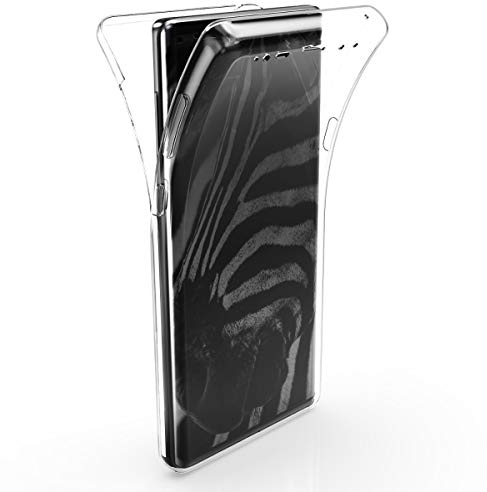 kwmobile Schutzhülle kompatibel mit Samsung Galaxy Note 9 - Hülle Silikon Komplettschutz - Handy Cover Case Transparent