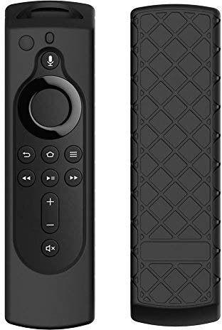 KiGoing Silikonhülle Fire TV 4K (2017) / 1. Generation Fire TV Stick Voice Fernbedienung, Staubdicht Anti-Rutsch Waschbare Hülle