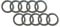 Yuauy 10 x Pedalscheiben 20 mm x 15 mm mit 1 mm Dicke Edelstahl Ersatz Silber für Moutain Bike Rennrad