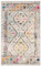 SAFAVIEH Boho Teppich für Wohnzimmer, Esszimmer, Schlafzimmer - Madison Collection, Kurzer Flor, Grau und Gelb, 67 x 120 cm
