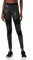 Urban Classics Damen Ladies Fake Leather Tech Yoga-Hose Leggings, Schwarz (Black 00007), W(Herstellergröße: M)