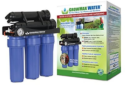 Weedness Mega Grow 1000 Umkehrosmose-Anlage - Wasserfilter Osmoseanlage Wasserhahn Aquarium Trinkwasser Garten Filter Osmose