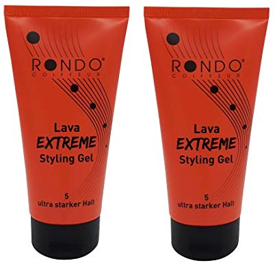 Rondo Lava Extreme Haargel Ultra Fix 175ml Haargel Hairgel Stylinggel (2 Stück)