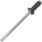 AERZETIX - C48078 - Satz von 50 Blindnieten standard blindniet Ø4x10mm - farbe schokoladenbraun RAL 8017 - DIN 7337 - popnieten - nieten mit bruchfest stange - aus stahl aluminium