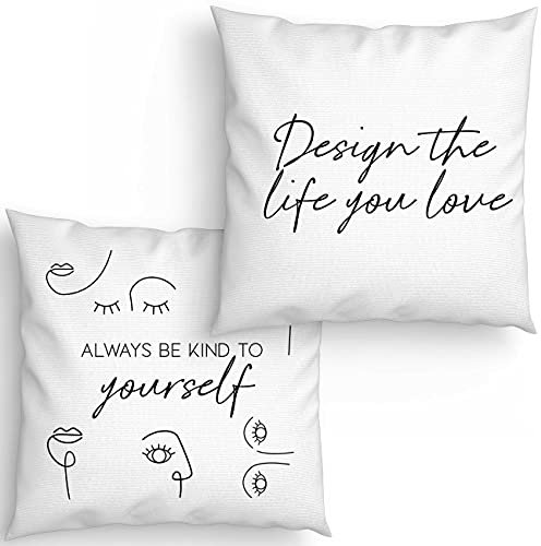 Papierdrachen Kissen - Always be Kind to Yourself - Set 2