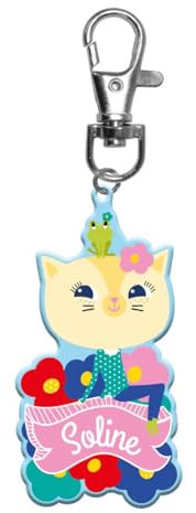 Draeger Paris - Porte-clés Prénom - Fille - PVC souple