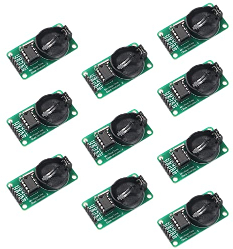 AOICRIE 10 x DS1302 Serial Real Time Clock RTC Echtzeituhr Clock Modul kompatibel mit for Arduino und for Raspberry PI (10 PCS)