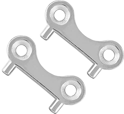 BokWin 2 llaves de tapa de gas para barco, llave de placa de llenado de cubierta de acero inoxidable 316, herramienta de repuesto de llenado de tanque de combustible de agua
