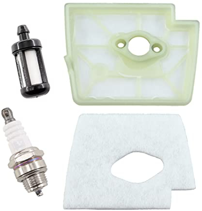 MCHNIC Luftfilter Vorfilter mit Benzinfilter Zündkerze für Stihl FS160 FS180 FS220 FS280, FS 160, FS 180, FS 220, FS 280 Freischneider 4119 120 1600