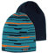 AJS Wintermütze Wendemütze Strickmütze Jungen Beanie Herrenmütze, Farbe: Türkis-Blau