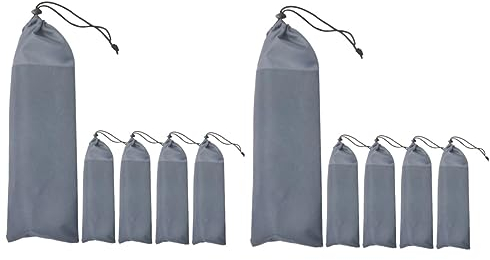 Sosoport 10 STK Aufbewahrungstasche Für Zeltheringe Camping Nageltasche Aufbewahrungsausrüstung Für Campingpfähle Campingzeltsack Tragetasche 600d Oxford-Stoff (verschlüsselt Verdicken
