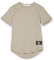 Calvin Klein Jeans Men's Badge Turn Up Sleeve S/S T-Shirt, Elephant Skin, L