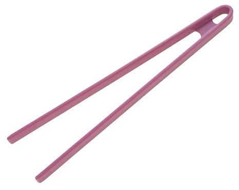 Wiltshire Silicone Kitchen Tongs 29cm, Cooking & Serving Tongs, Salad & BBQ Tongs, Heat-Resistant Utensil, Non-Stick, Non-Scratch, Studio Pink, 29x6.3x1.5cm