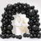 Palloncini Neri, 130 Pezzi Kit Arco Palloncini Nero, 18 12 10 5 Pollici Ghirlanda Palloncini Compleanno Matrimonio Battesimo Bambino Baby Shower Laurea Festa Decorazioni