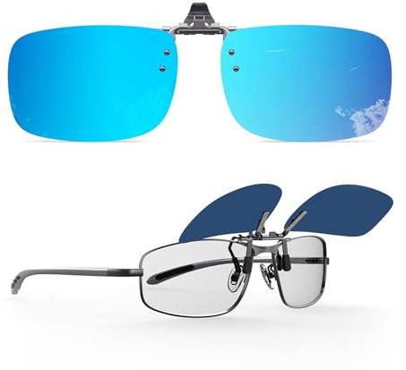 Goiteia Polarisierte, hochklappbare Clip-Sonnenbrille für Männer und Frauen | Einfaches An- und Ausziehen mit einer Hand
