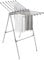 Sinbide Wäscheständer Interieur Faltbarer Kleiderständer mit 2 Flügeln Wäscheständer Edelstahl Standtrockner Gewichtskapazität 10kg Wäschetrockner mit Clip Windschutz Wäschetrockner Outdoor