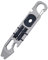 ZDSFSD 1 Piece Integrated Multifunctional Ratchet Crowbar Combined Tool Silver & Black Steel Wrench Screwdriver