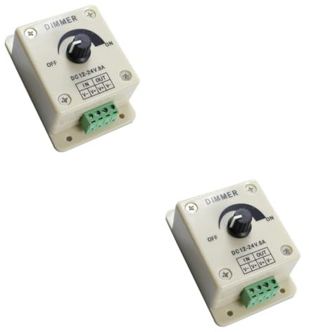 ARTIBETTER 2St Wand LED-kompatibler Dimmschalter Steckschalter schalten LED-Dimmschalter schalter für -Leuchten er wechselschalter erschalter -er oa Panel-er
