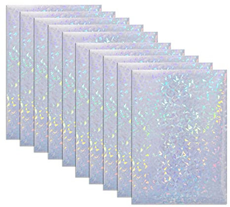 Dcaknri 10 Blatt Transparente Overlay Laminiergröße Selbstklebendes Laminat Aufkleber Papier