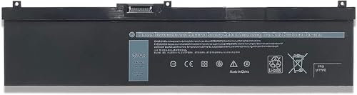 NYFJH Laptop-Akku, 11,4 V, 97 Wh, 6 Zellen, kompatibel für Dell Precision 7530 7730 7540 7740 Series 0WNRC 00WNRC GW0K9 0GW0K9