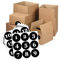 Zahlen Aufkleber, Numbers Stickers, Black Consecutive Number Stickers（1 To 50）, 5cm(2-Inch), Klebezahlen, Ideal For Inventory, Storage, Organizing, Boxes, Bins, Toolbox, Indoor/O