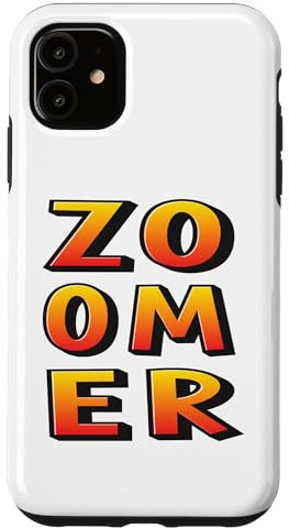 Hülle für iPhone 11 Zoomer Zoomer Wörter Gen Z Verwenden
