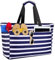 ISEYOU Strandtasche XXL Familie, Groß Strandtasche mit Reißverschluss Wasserdicht Sanddicht, Handtasche Umhängetasche Damen 45L, Faltbar Ultraleicht Badetasche für Urlaub Reisen Fitnessstudio Picknick