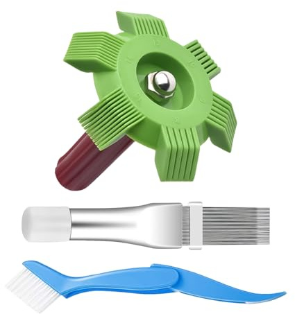 AC Fine Comb, Air Conditioner Condenser Comb, Radiator Repair Tool | Verdampfer, gerade gezahnt, fein, professionell und haushaltsüblich, Workshop-Zubehör für effiziente Kühlung