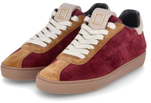 HÖGL 010033244110 Schnürhalbschuh Leder Damen in rot-Kombi