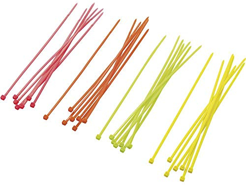 TRU Components NEON-KABELBINDER-Set 80 STUECK