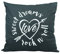 roba Dekokissen, Kissen Kollektion 'Rock Star Baby 3' 40x40 cm, Deko für Baby- & Kinderzimmer, 100% Baumwolle