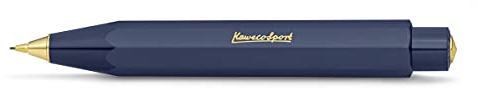 Kaweco CLASSIC SPORT Druckbleistift Navy 0.7 mm HB I Mechanischer Bleistift aus hochwertigem Kunststoff in Klassischem Design I Druck-Bleistift nachfüllbar in Blau I Druckminenbleistift 10,5 cm